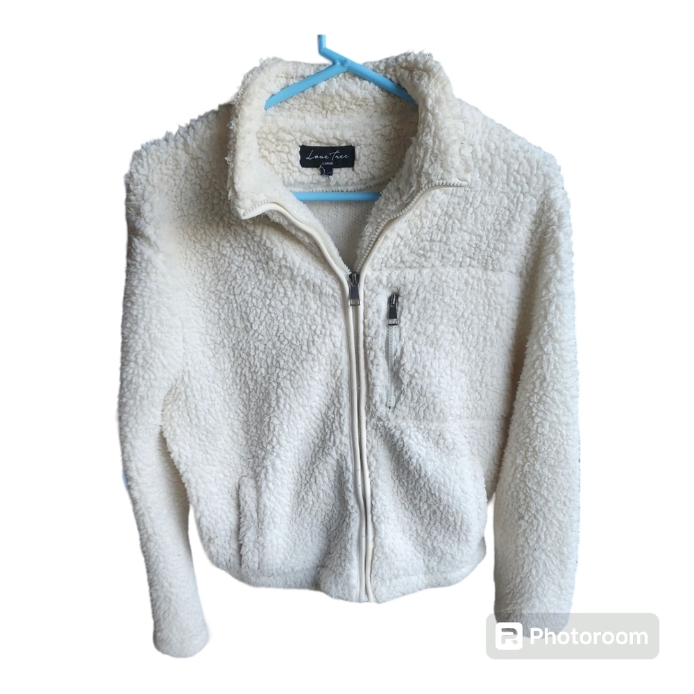 Women’s Love Tree Soft  Cream color Jacket size L